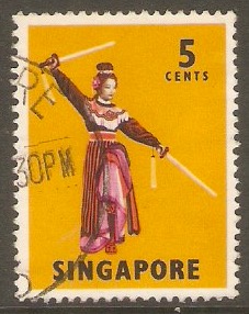 Singapore 1968 5c Cultural Series. SG103.
